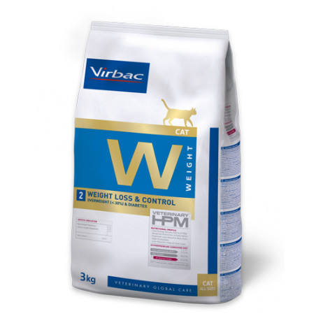 Virbac W2 WEIGHT LOSS & CONTROL sausas maistas katėms