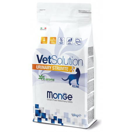 MONGE VetSolution Cat Urinary Struvite sausas maistas katėms