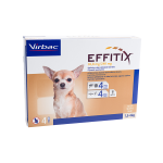 EFFITIX XS 26,8 mg/240 mg užlašinamasis tirpalas šunims 1,5-4kg, N4
