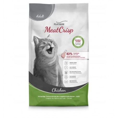 Platinum MeatCrisp visavertis sausas maistas suaugusioms katėms su vištiena