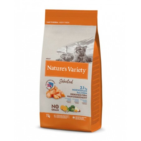 Nature's Variety Selected Adult Cat maistas suaugusioms katėms su lašiša